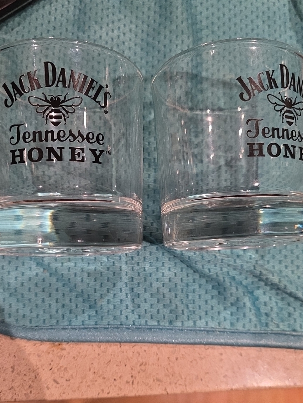 Clear Glass Whiskey Glasses- Set of 2